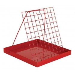 Uncapping tray, painted (42×42×4 cm)