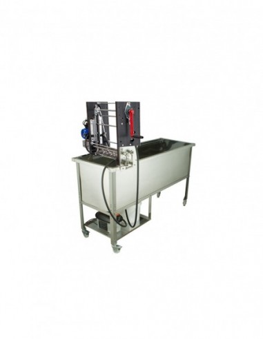 Manual feeder uncapping machine with holding tank