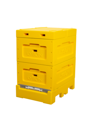 Amercian Langstroth Bee hive 8 frames (roof, 2 x body, bottom), painted
