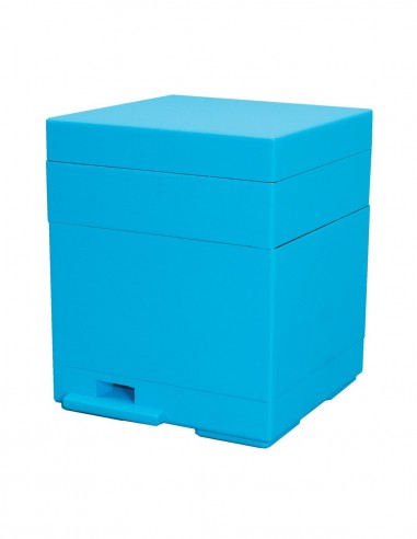 Mini 6-frame nucleus hive (new bottom (W1118), body, partition, feeder, roof, 6 frames), painted