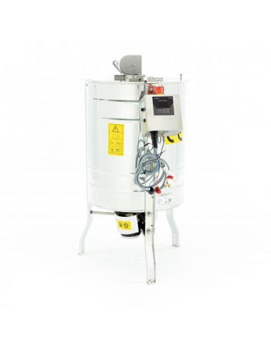 Tangential honey extractor, Ø500mm, 3-frame, manual+electric drive, PREMIUM