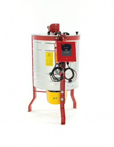 5-frame honey extractor, tangential, Langstroth manual+electric 12V/230V Ø600mm – CLASSIC LINE