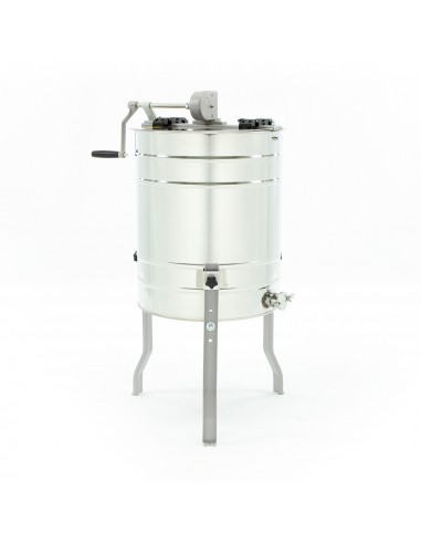 Tangential honey extractor, Ø500mm, 4-frame, manual drive, OPTIMA