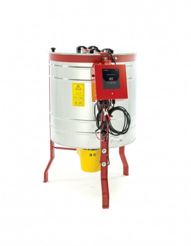 4-cassette DADANT honey extractor, Ø800mm, electric drive, semi-automatic, CLASSIC