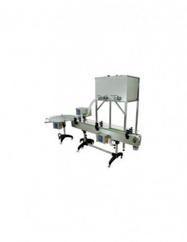 Dual chamber heated tank for automatic bottling line - 300 L