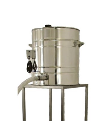 Heated tank, 100l with a stand for honey bottling line