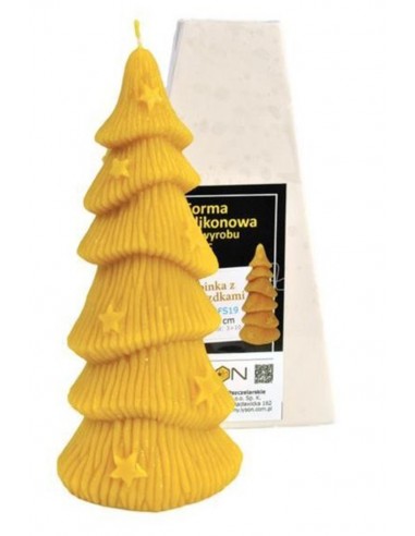Silicone mould – Christmas Tree with Stars