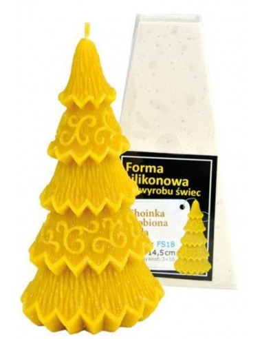 Silicone mould – Christmas Tree, decorated, small