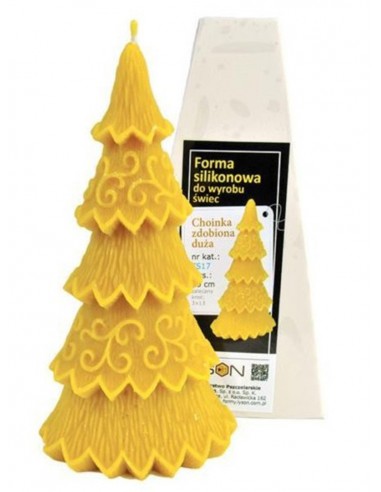 Silicone mould – Christmas Tree, decorated, large (H-20cm)