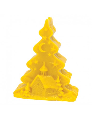 Stampo in silicone - Albero di Natale con chiesa