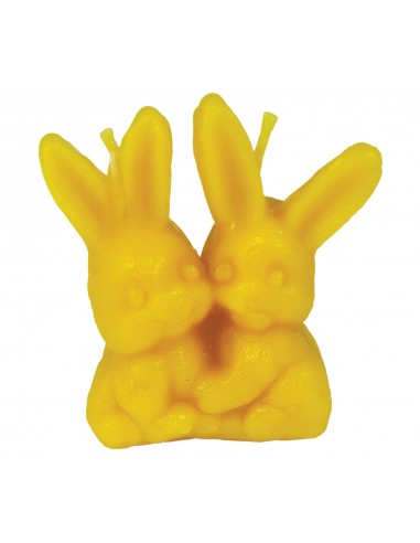 Silicone mould: Two rabbits (H-6cm)