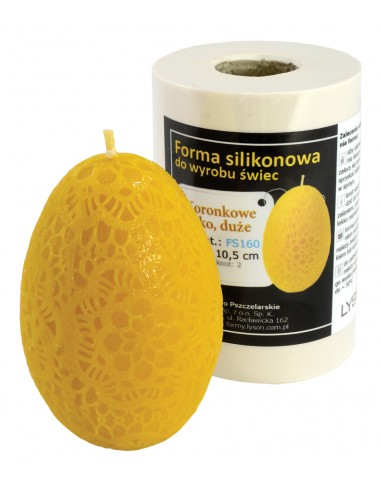 Silicone mold – Egg with Crochet, large Silicone mold – Egg with Crochet, large
