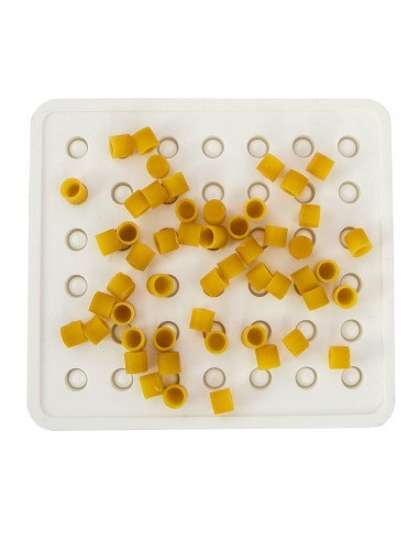 Stampo in silicone per la realizzazione di tazze per celle regina in cera (42 pz)
