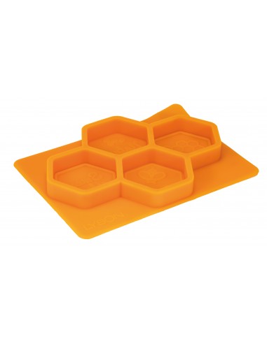 Mould for 4 soaps, hexagons