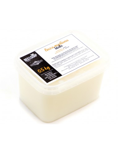 Glycérine base savon blanc 0,5 kg (brut 0,525 kg)