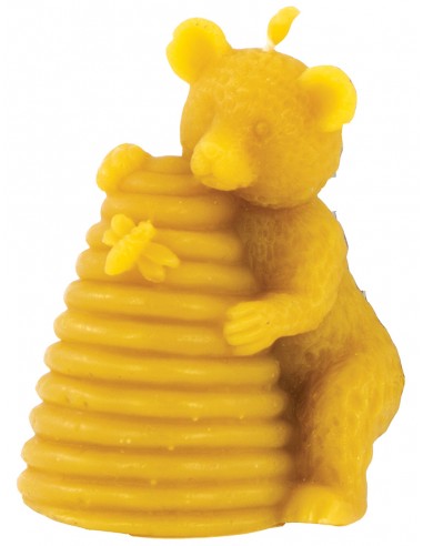 Silicone mould - Bear with a straw skep