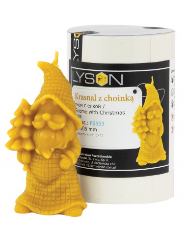 Silicone mold – Gnome with a christmas tree Silicone mold – Gnome with a christmas tree