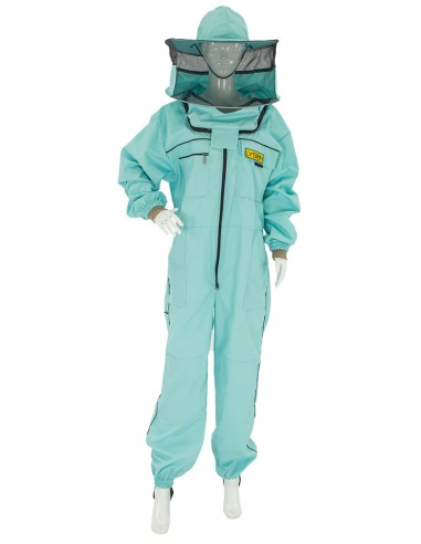 Beekeeping overall with hat - turquoise (sizes XS – XXXL)