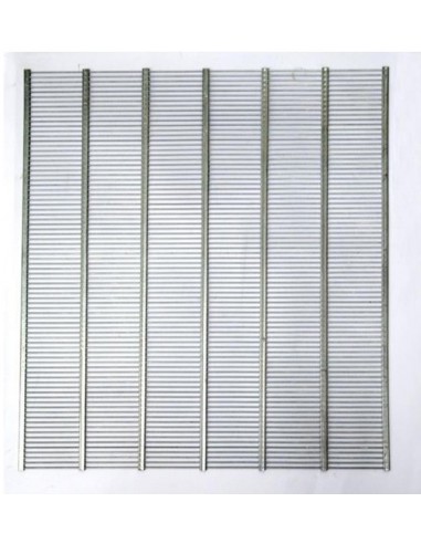 Metal excluder Dadant, horizontal, with notches, (46.5 × 39 cm)