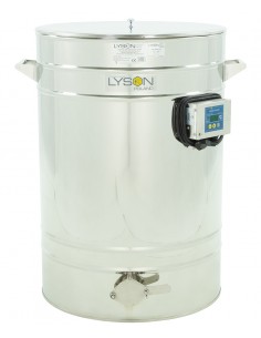 Stainless settling tank 150 l / ~210 kg, with a stainless valve 6/4”, heated, 230V Stainless settling tank 150 l / ~210 kg, with a stainless valve 6/4”, heated, 230V