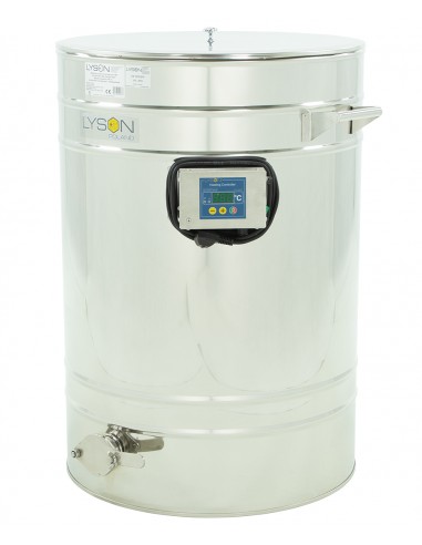 Stainless settling tank 150 l / ~210 kg, with a stainless valve 6/4”, heated, 230V Stainless settling tank 150 l / ~210 kg, with a stainless valve 6/4”, heated, 230V