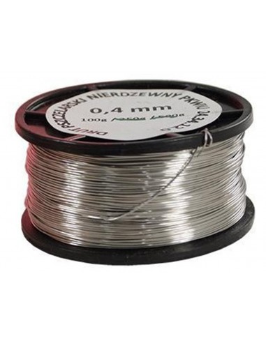Wire 0,4 mm (100g), stainless