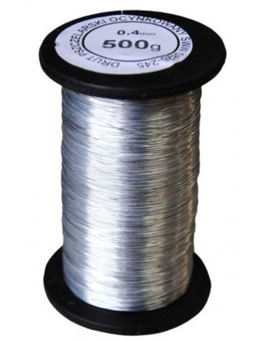 Wire 0,4 mm (500g), galvanized