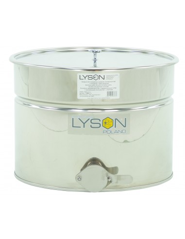 Stainless settling tank 30 l / ~42 kg, with a stainless valve 6/4” – CLASSIC