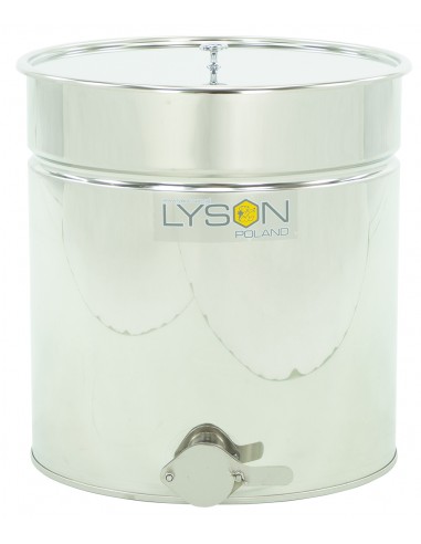 Stainless settling tank 50 l / ~70 kg, with a stainless valve 6/4” – CLASSIC