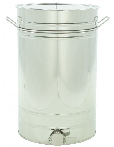 Stainless settling tank 150 l / ~210 kg, with a stainless valve 2”, with handles – CLASSIC