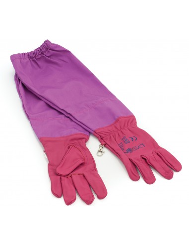 Women`s leather gloves, pink - XXS-L