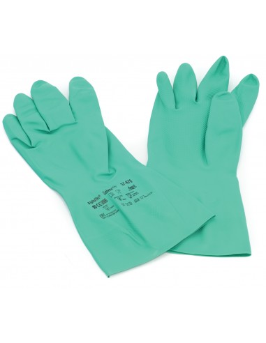 Acid resistant rubber gloves