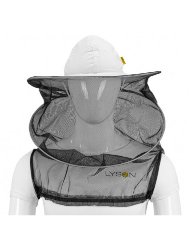 Beekeeping hat with rubber