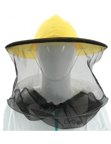 Beekeeping hat with detachable fabric net