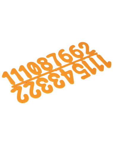 Numeri dell'alveare - arancione