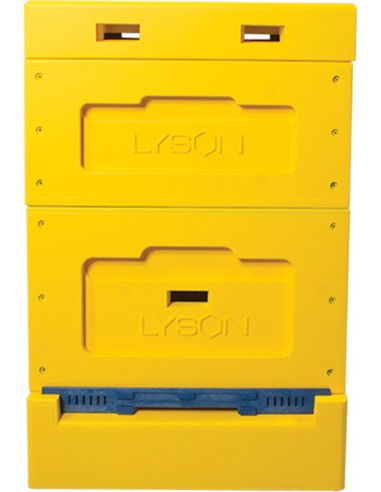 Amercian Langstroth beehive 8-frames (roof, 1 x body, 1 x body 3/4, bottom), painted