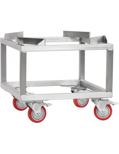 Trolley for settlers/creaming machines without heating 100 l, 150 l and with heating 50 l, 70 l