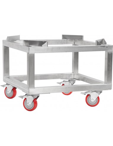 Trolley for settling tanks/creaming machines without heating 300 l and with heating 200 l