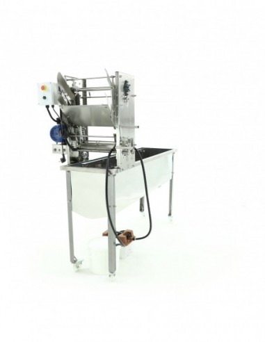 Uncapping machine with blades heated with steamer, 230V, with slides - MINIMA LINE