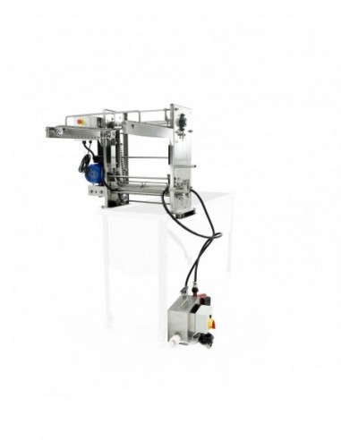 Uncapping unit with closed circuit, 230V , with chain feeder - MINIMA LINE