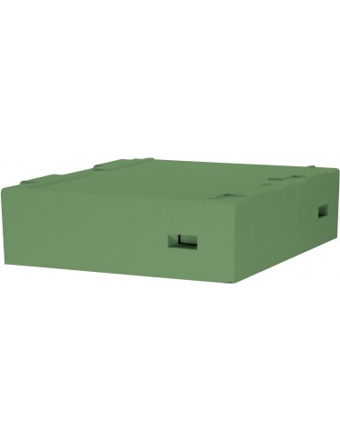 High roof with ventilation D, LN- painted (green-celadon)  - PREMIUM