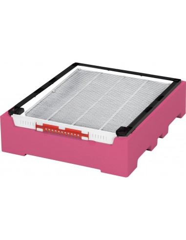 High hygienic bottom board for D and LN beehives, painted (pink) - PREMIUM
