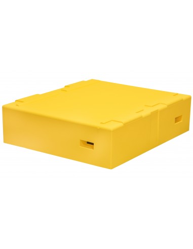 High roof with ventilation D, LN- painted (yellow)  - PREMIUM