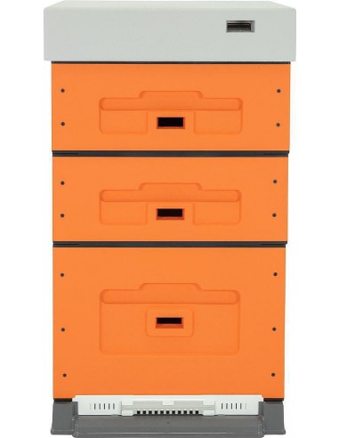 Beehive Dadant 10 frames, painted (orange), unassembled