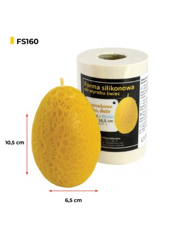 Silicone mold – Egg with Crochet, large Silicone mold – Egg with Crochet, large