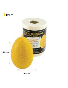 Silicone mold – Egg with Crochet, small Silicone mold – Egg with Crochet, small