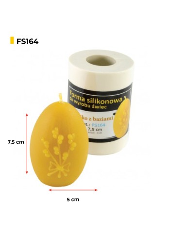 Silicone mold – Egg with Catkins Silicone mold – Egg with Catkins