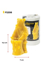 Silicone mold – Bear and barrel Silicone mold – Bear and barrel