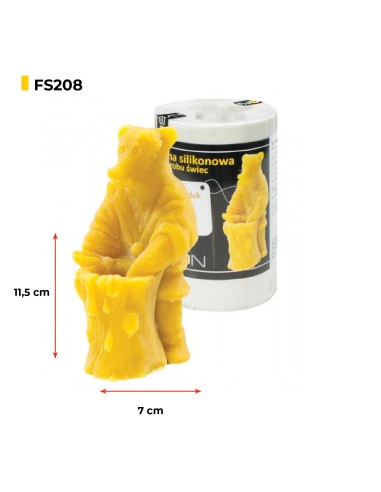 Silicone mold – Bear and barrel Silicone mold – Bear and barrel