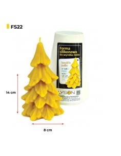 Stampo in silicone - Abete sottile Stampo in silicone - Abete sottile